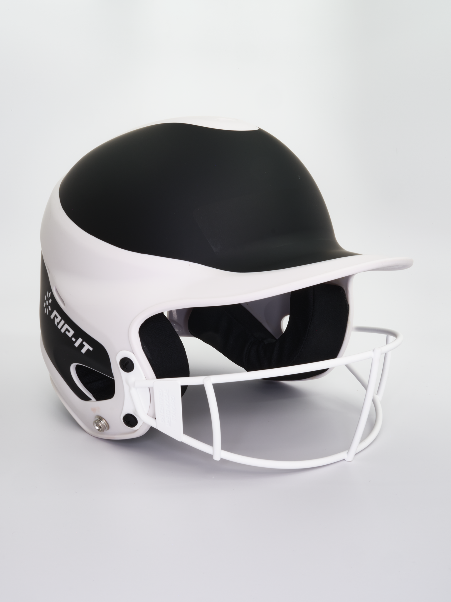 Vision Pro Softball Helmet - Two Tone Matte - Black