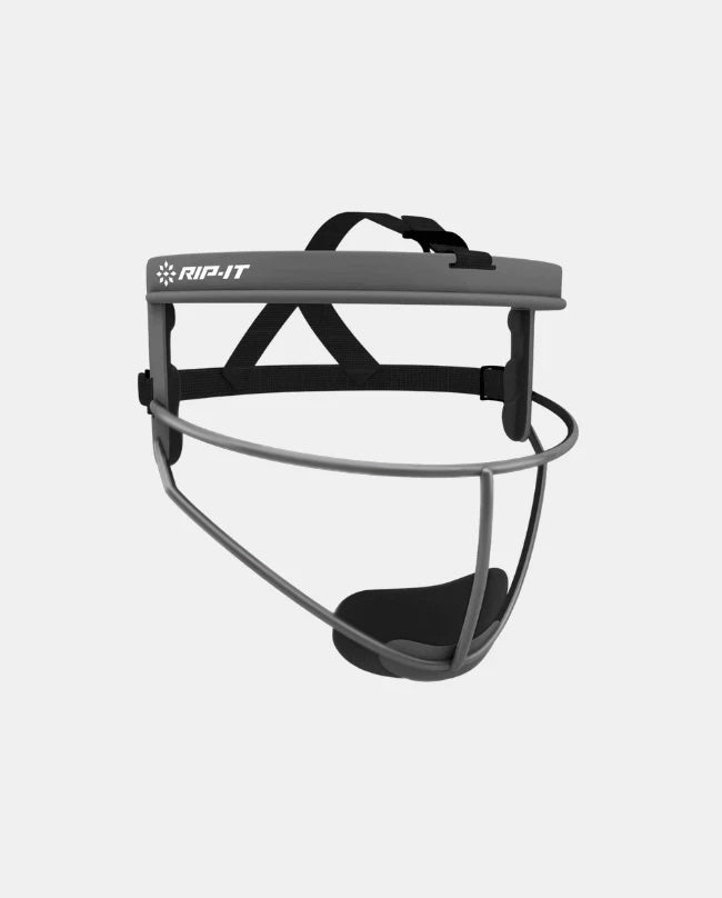 Women's Defense Pro Matte Softball Fielder's Face Mask - Charcoal