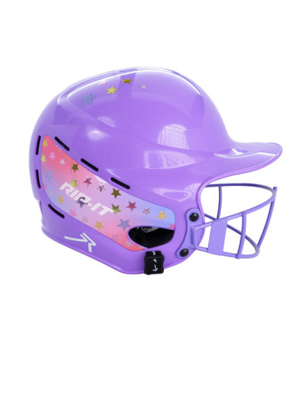 Girls' Play Ball Starlight Softball Batting Helmet - Lavender
