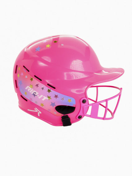 Girls' Play Ball Starlight Softball Batting Helmet