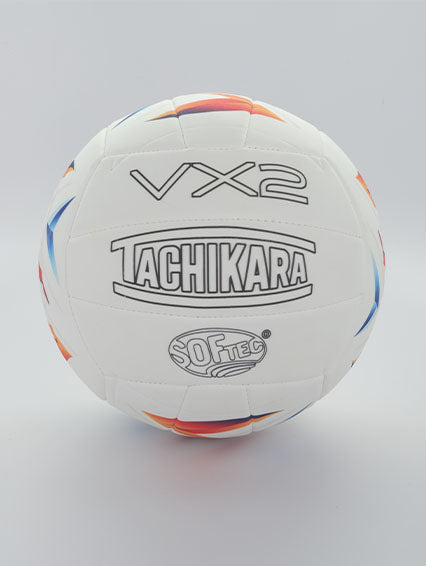 Tachikara® VX2 SofTec® Spark Official Volleyball - White