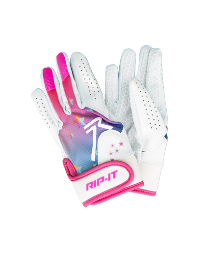 Girls Play Ball Starlight Softball Batting Glove