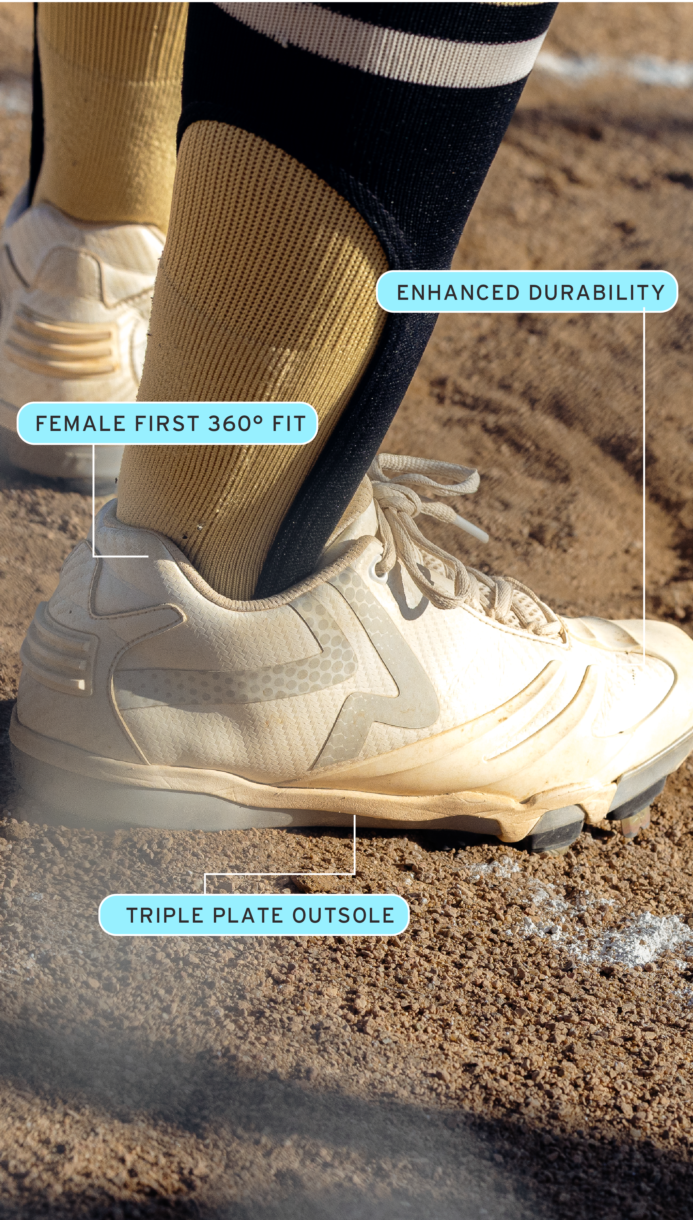 Women's Ringor Pro 2 Metal Softball Cleat.