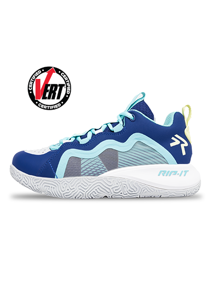 Women's SwiftStep FUTURE Volleyball Court Shoe - White/Navy/Blue