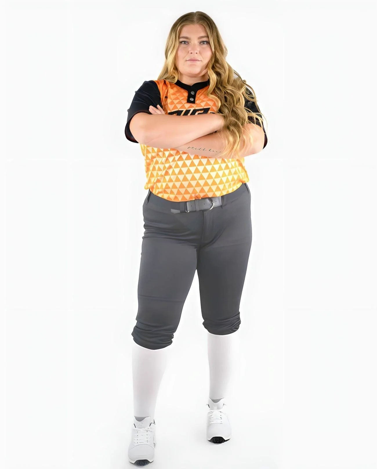 Women's Revolution Softball Pants - Curvy Fit - Charcoal