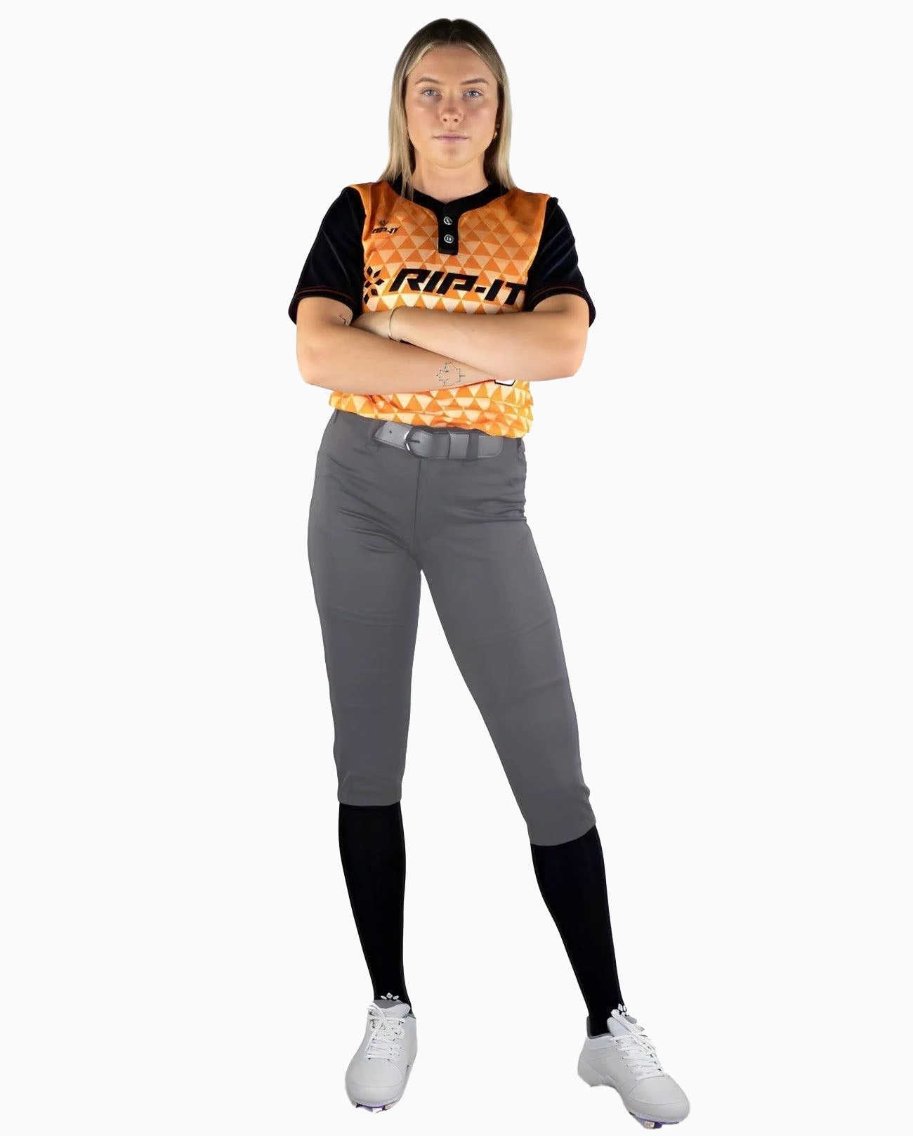 Women's Revolution Softball Pants - Straight Fit - Charcoal