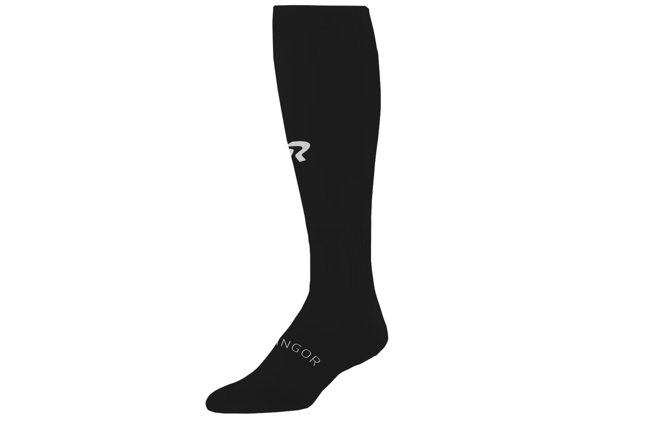 Women's Diamond Fit Softball Socks - Black