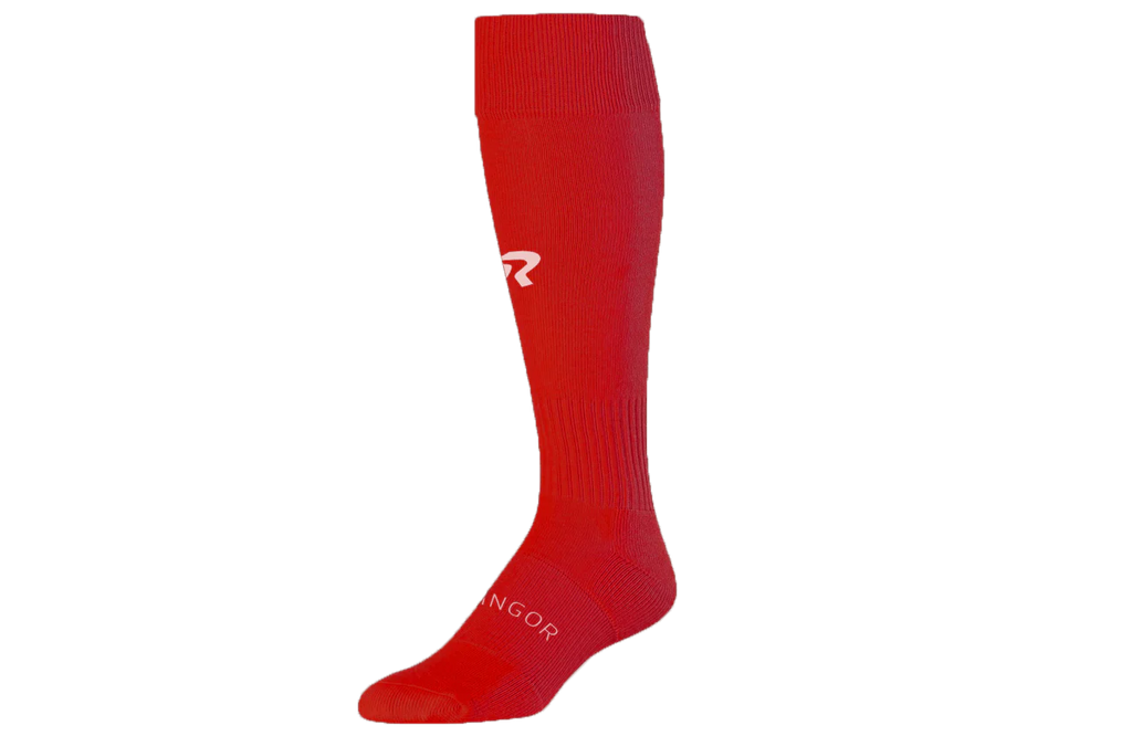 Women's Diamond Fit Softball Socks - Red