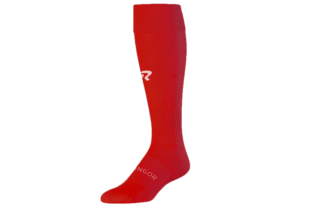 Women's Diamond Fit Softball Socks - Red