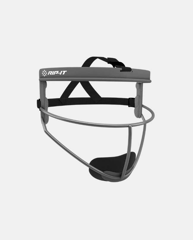 Girls' Defense Softball Fielder's Face Mask - Charcoal