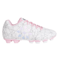 Girls' Soccer Cleat - White/Pink