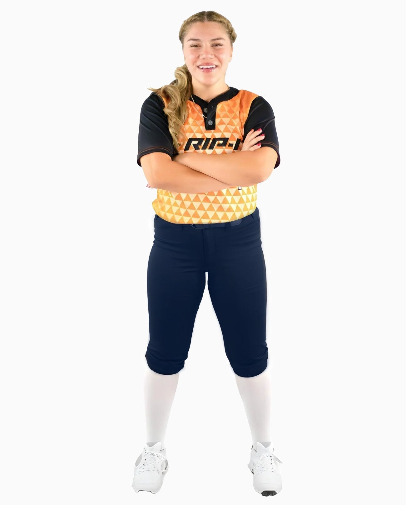 Women's Revolution Softball Pants - Athletic Fit - Navy