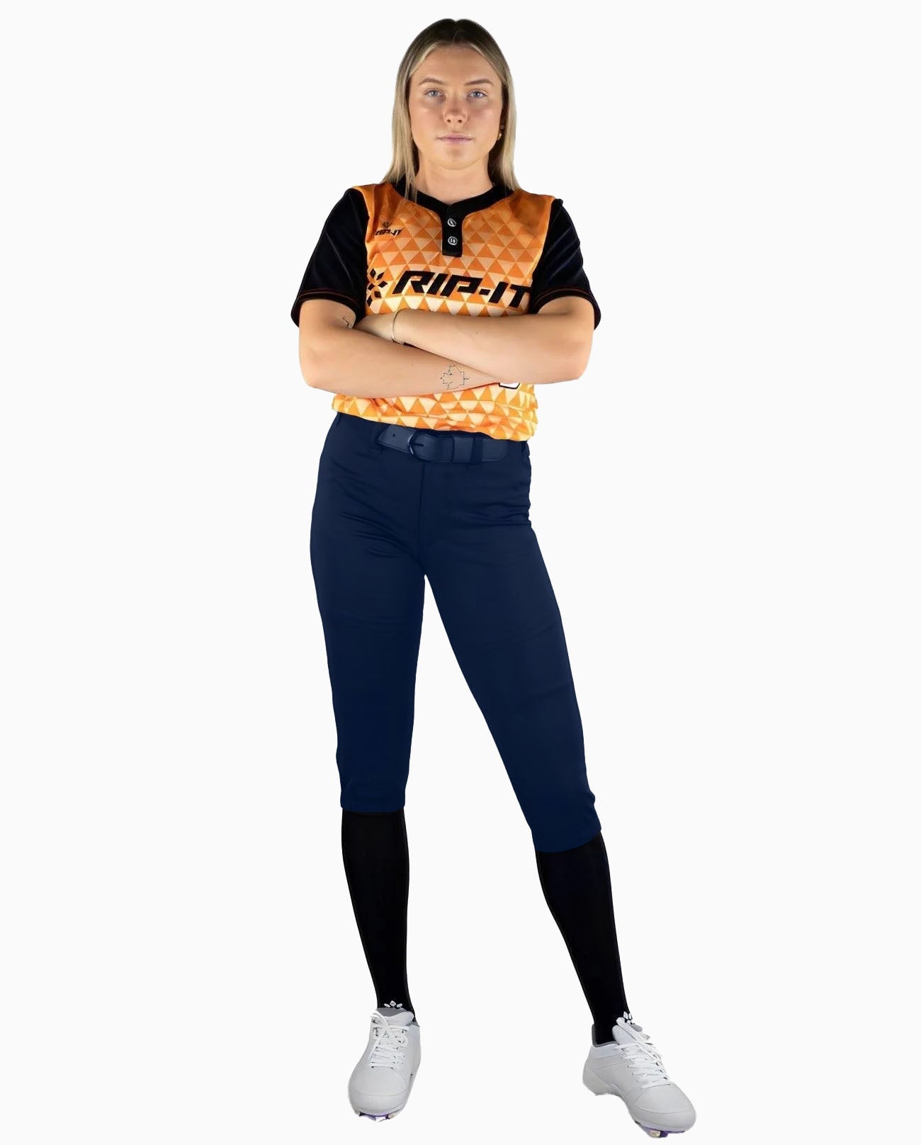 Women's Revolution Softball Pants - Straight Fit - Navy
