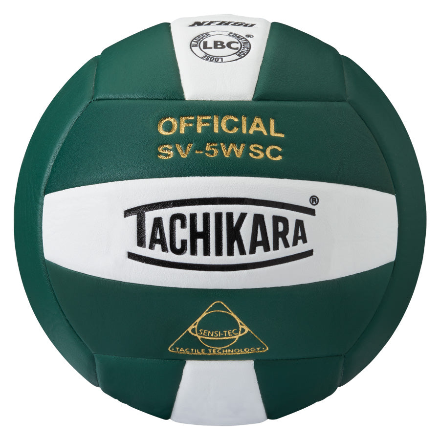 Tachikara® SV5WS/C Official Volleyball - Dark Green/White