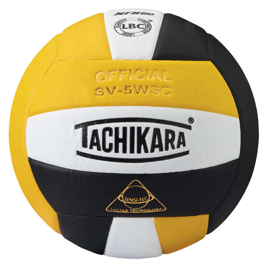 Tachikara® SV5WS/C Official Volleyball - Gold/White/Black