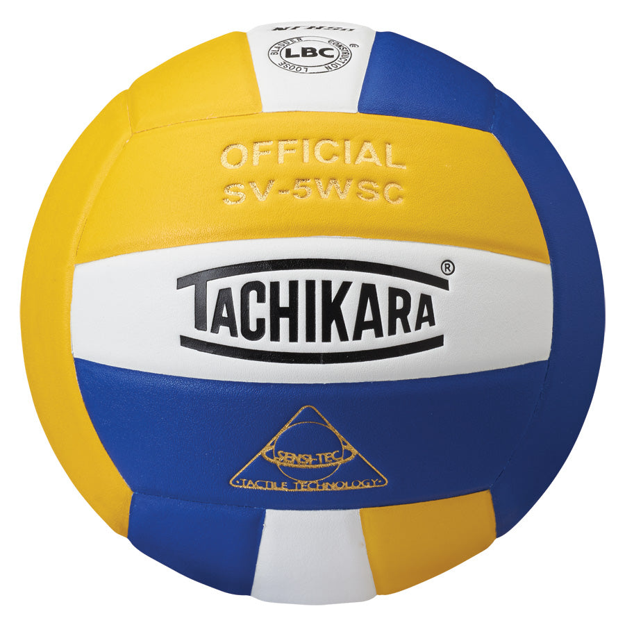 Tachikara® SV5WS/C Official Volleyball - Gold/White/Royal