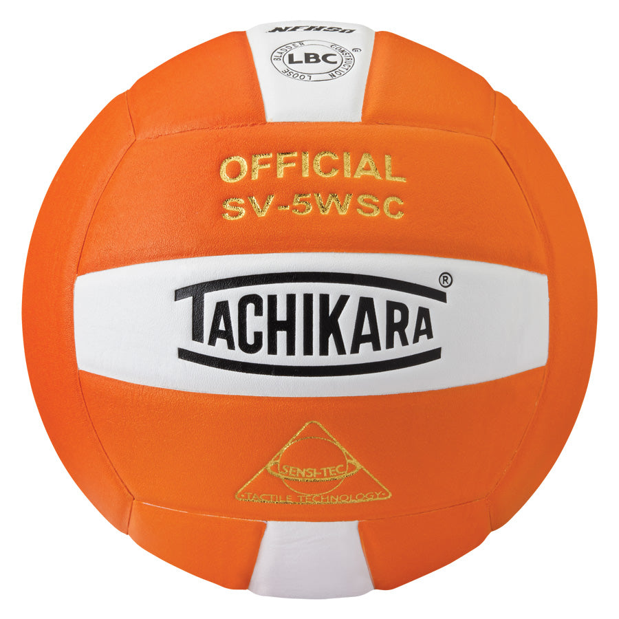 Tachikara® SV5WS/C Official Volleyball - Orange/White