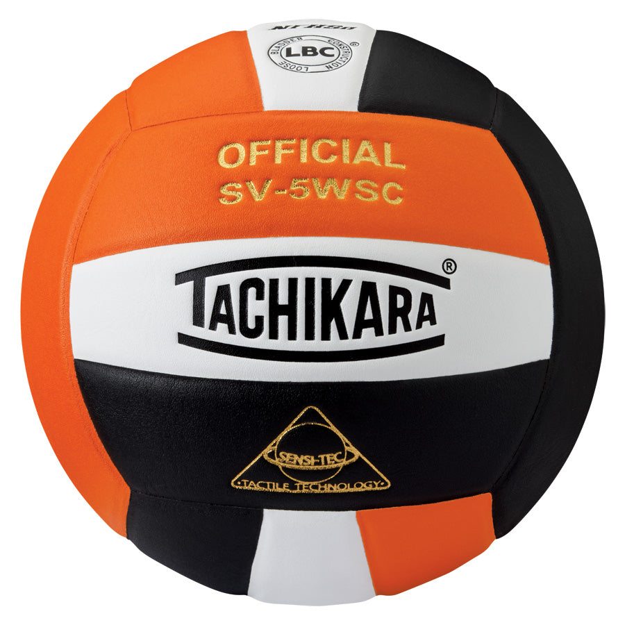 Tachikara® SV5WS/C Official Volleyball - Orange/White/Black
