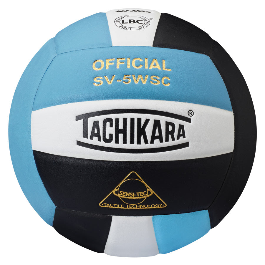 Tachikara® SV5WS/C Official Volleyball - Powder Blue/White/Black