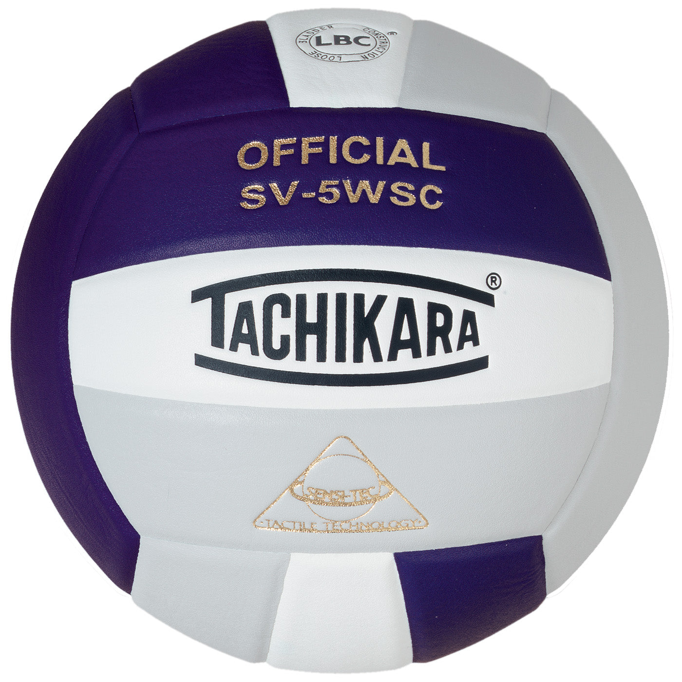 Tachikara® SV5WS/C Official Volleyball - Purple/White/Silver Gray