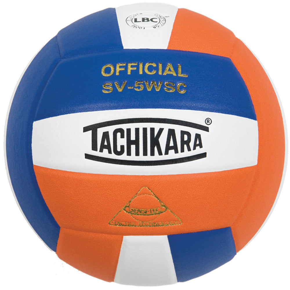Tachikara® SV5WS/C Official Volleyball - Royal/White/Orange