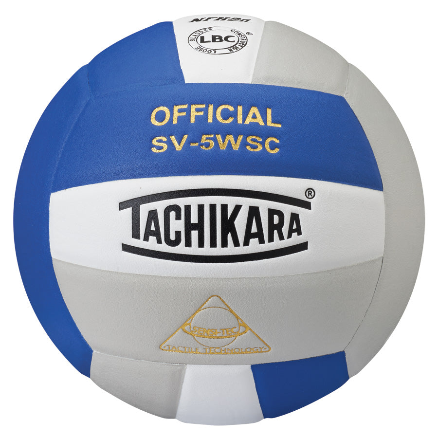 Tachikara® SV5WS/C Official Volleyball - Royal/White/Silver Gray