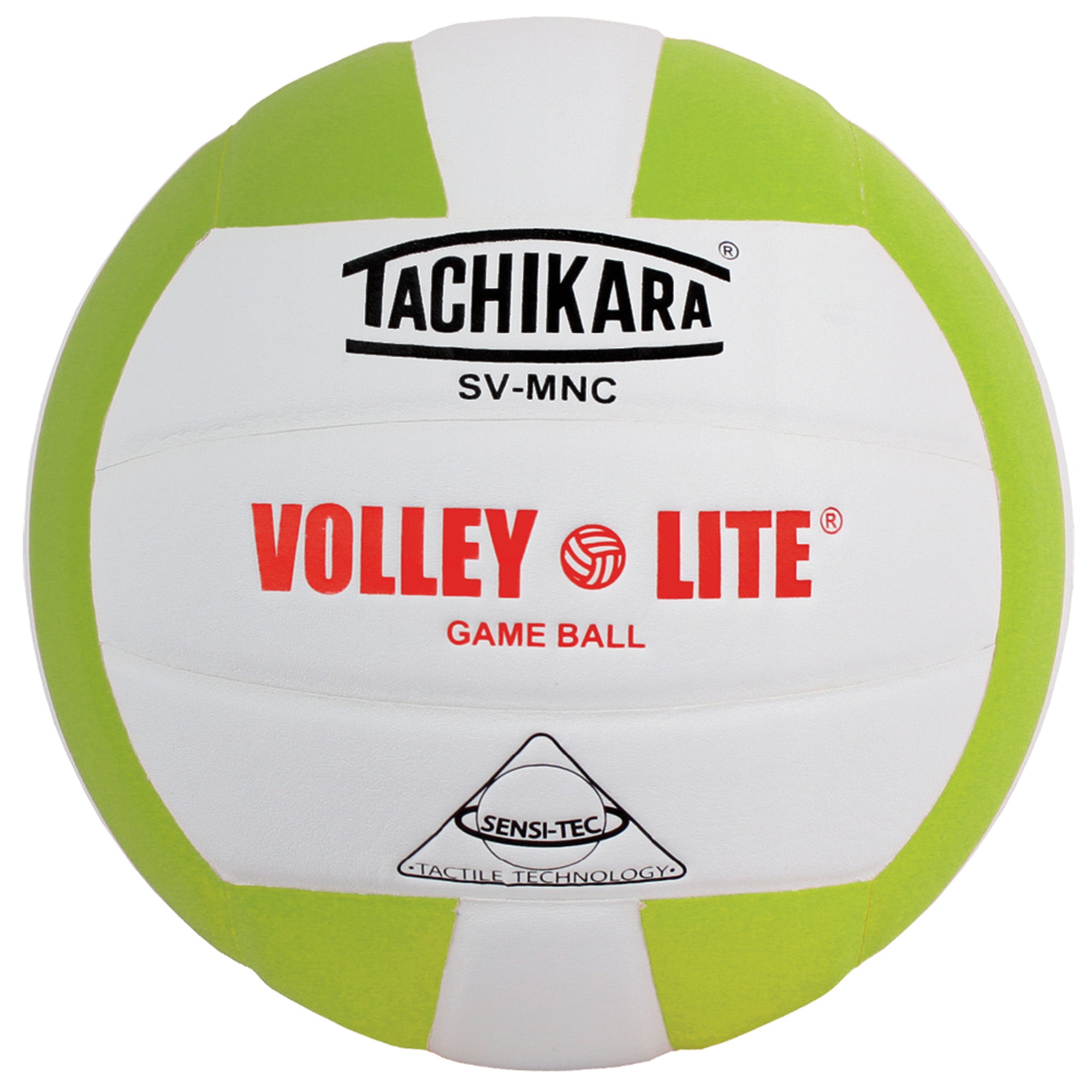 Tachikara® SVMNC Volley-Lite® Youth Volleyball - Lime Green/White