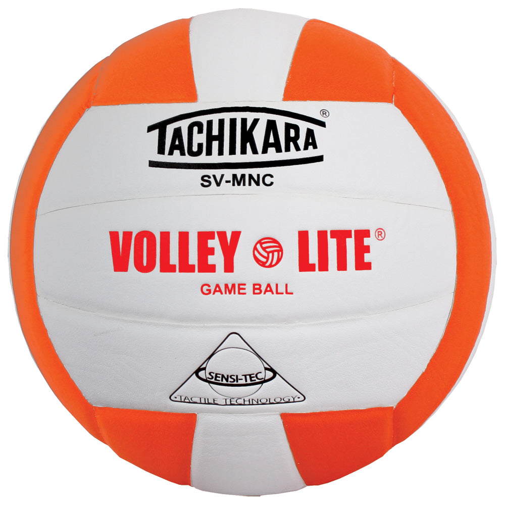 Tachikara® SVMNC Volley-Lite® Youth Volleyball - Orange/White