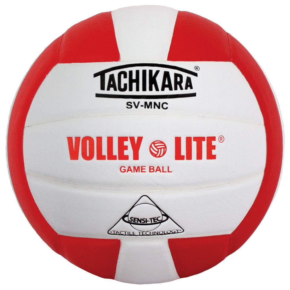 Tachikara® SVMNC Volley-Lite® Youth Volleyball - Scarlet/White