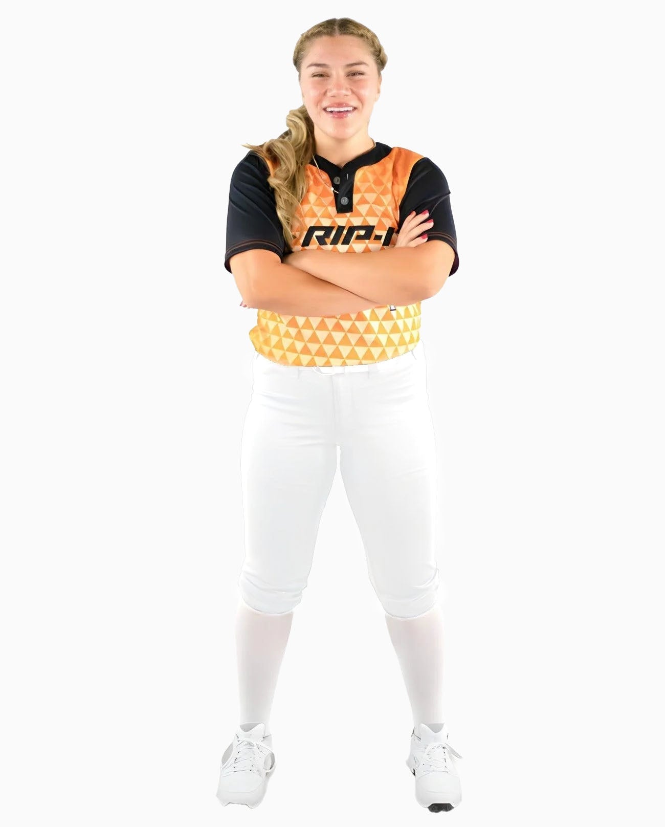 Women's Revolution Softball Pants - Athletic Fit - White