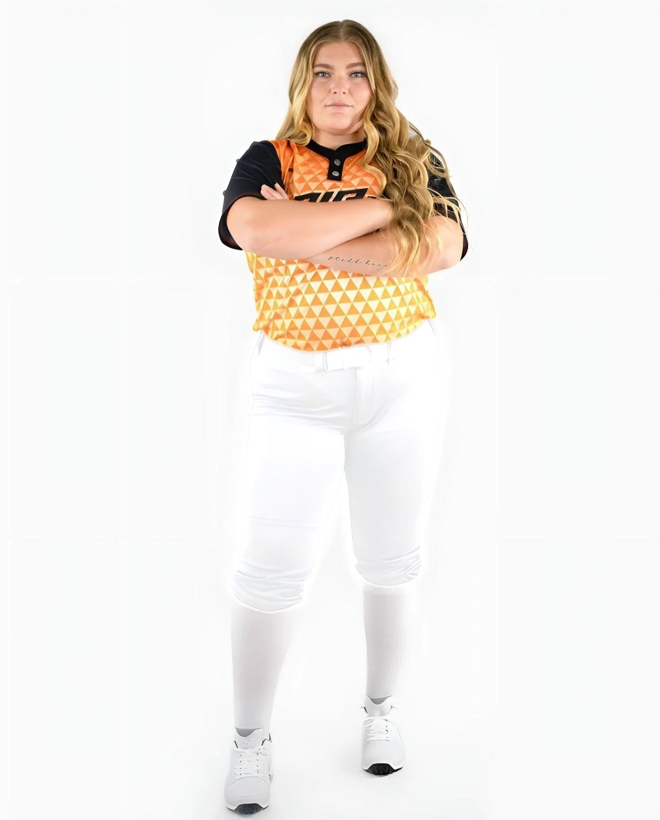Women's Revolution Softball Pants - Curvy Fit - White