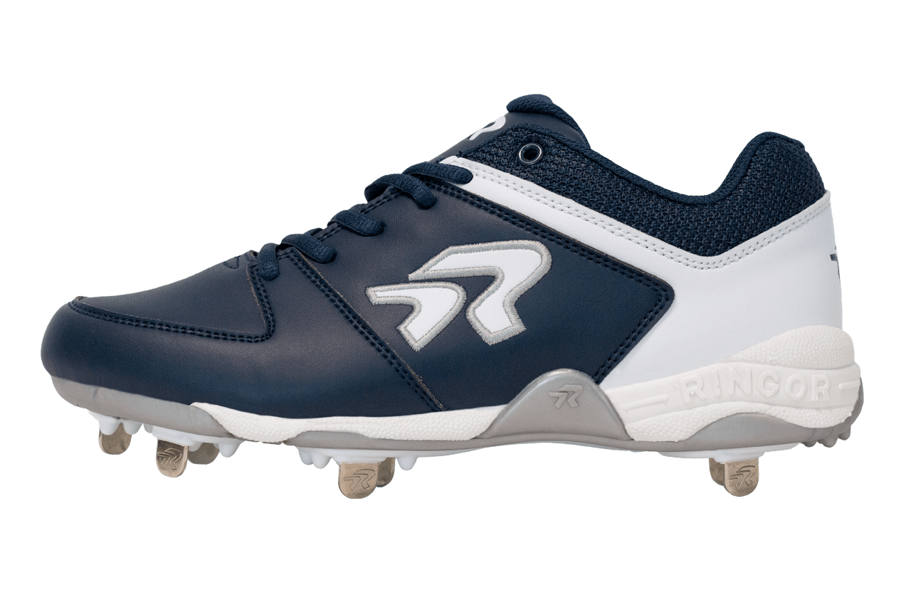Women's Flite Metal Softball Cleats - Navy