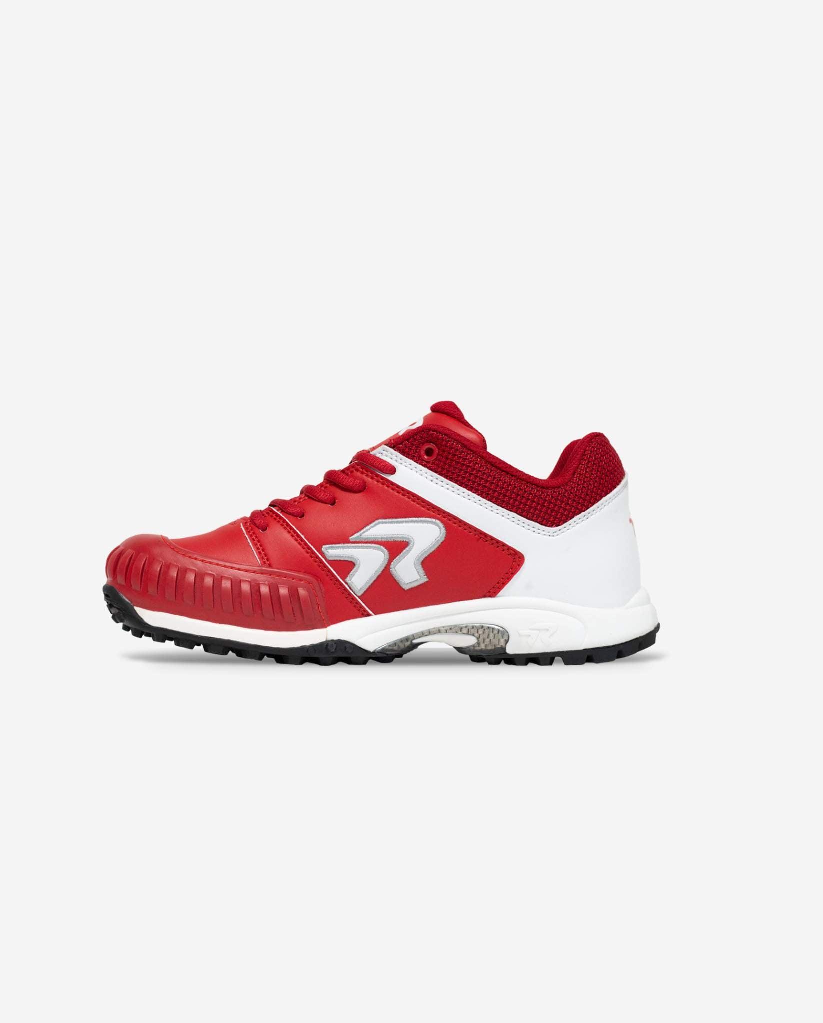 Women's Flite Softball Turf Shoes with Pitching Toe - Red