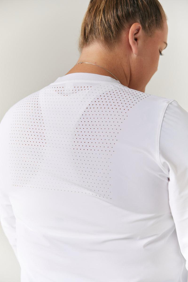 Women's Long Sleeve Training Top - Leopard Cast