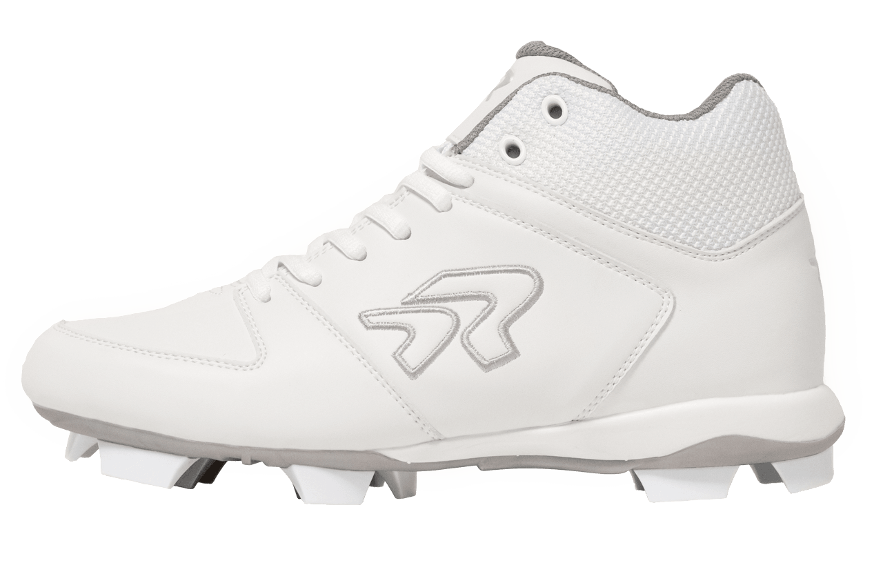 Women's Flite Mid Softball Cleat - White